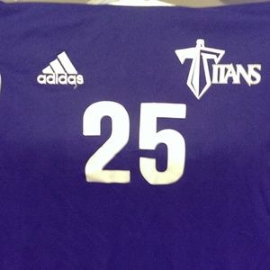 Adidas Titans footbal #25 jersey